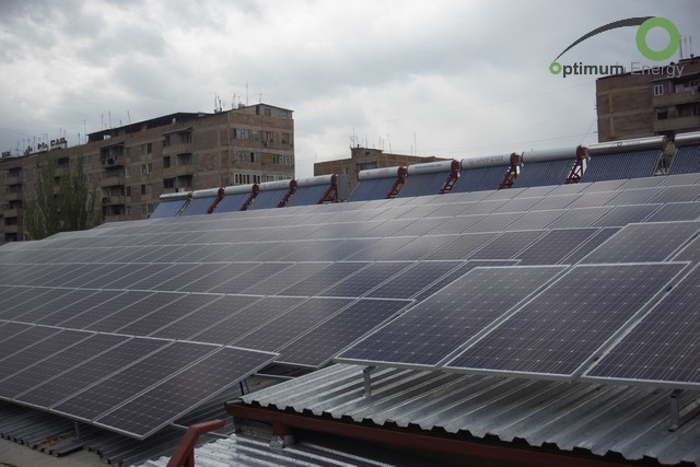 solar power plant - Arpimed LLC - Roof mount solar power plant
