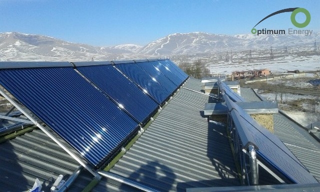 Solar thermal system - Hrazdan penitentiary - Solar thermal system